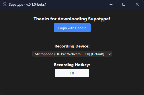 Supatype Client Interface